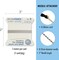 Griffin Nylon Bead Cord Perlseide – Size 0 (0.30mm) – 2 Meters per Card – Stainless Steel Needle Attached – for Knotting Pearls, Gemstones, Crystals and Beads
